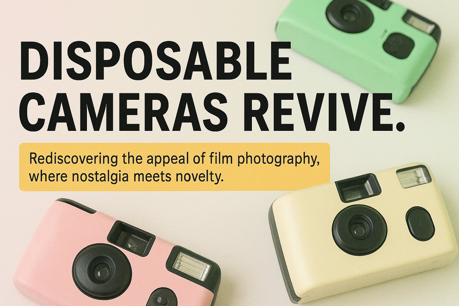 Disposable Cameras Revive